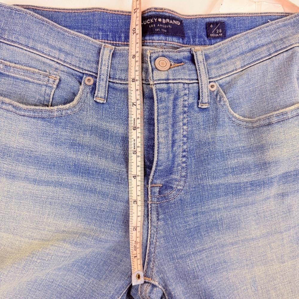 NWT Lucky Brand Ava Mid Rise Skinny Jeans 28R - Picture 6 of 11